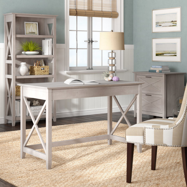 Beachcrest Home Cyra Desk, Bookcase and Filing Set & Reviews